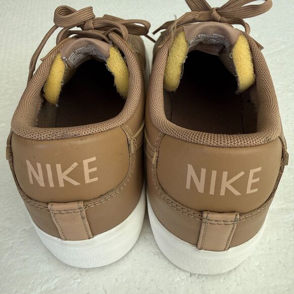 Size 10 -Nike Women's Blazer Low Platform Dark Driftwood DJ0292-200 - Picture 6 of 13